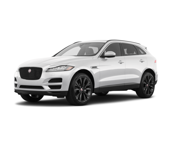 2018 Jaguar F-Pace 25t, front three-quarter view, paint 1 of 8