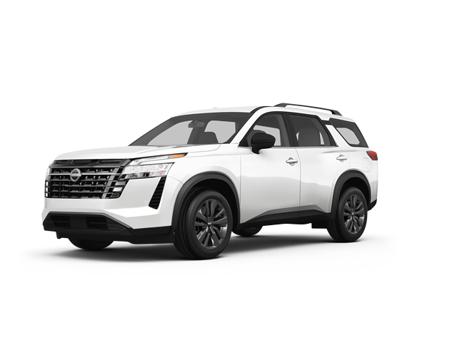 2026 Nissan Pathfinder SV, front three-quarter view, paint 1 of 6
