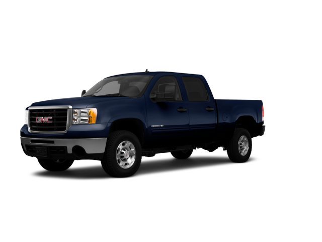 2010 GMC Sierra 2500 HD SLT, front three-quarter view, paint 1 of 8