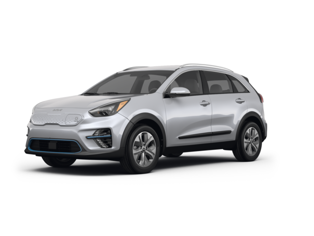 2022 Kia Niro EV EX, front three-quarter view, paint 1 of 7
