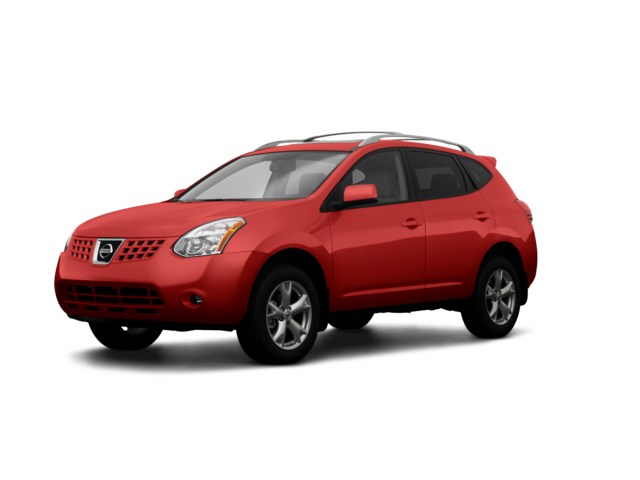 2009 Nissan Rogue SL, front three-quarter view, paint 1 of 7