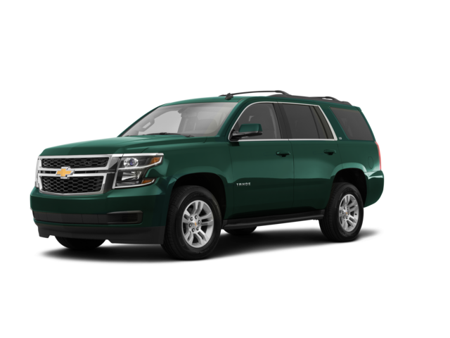 2015 Chevrolet Tahoe LS, front three-quarter view, paint 1 of 8
