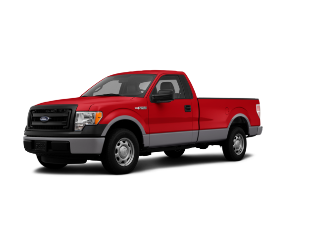2013 Ford F-150 XL, front three-quarter view, paint 1 of 8