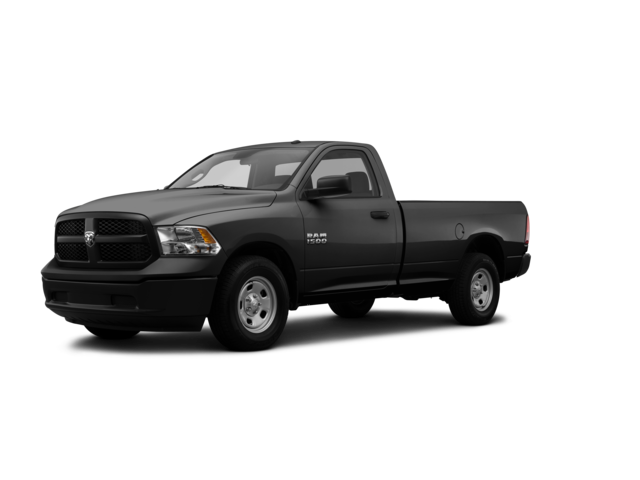 2015 Ram 1500 Tradesman, front three-quarter view, paint 1 of 8