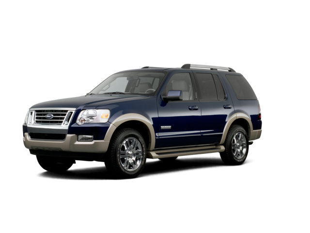 2007 Ford Explorer Eddie Bauer, front three-quarter view, paint 1 of 8