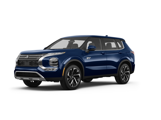 2025 Mitsubishi Outlander PHEV SE, front three-quarter view, paint 1 of 8