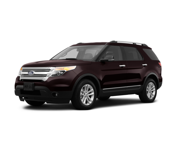 2013 Ford Explorer XLT, front three-quarter view, paint 1 of 8