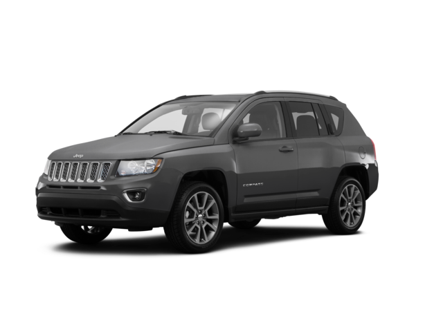 2017 Jeep Compass Latitude, front three-quarter view, paint 1 of 8