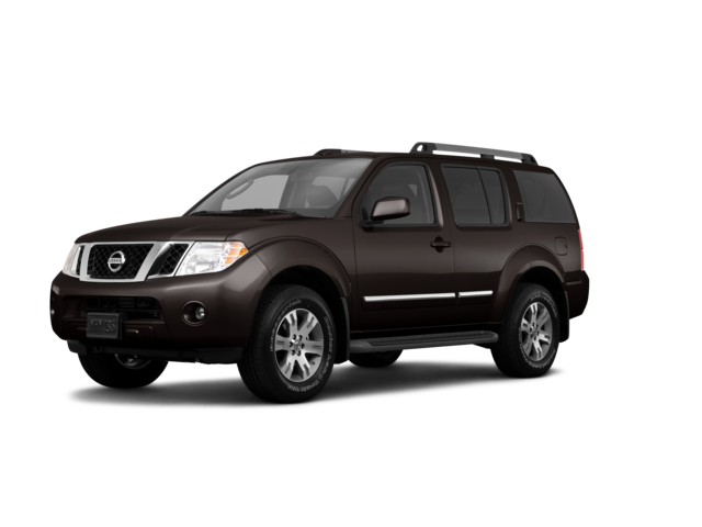 2011 Nissan Pathfinder S, front three-quarter view, paint 1 of 7