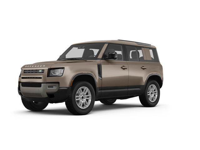 2026 Land Rover Defender 110 S, front three-quarter view, paint 1 of 7