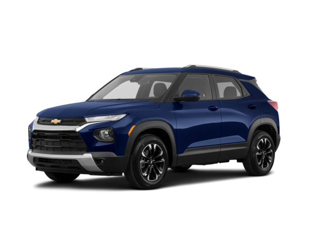 2021 Chevrolet Trailblazer LT, front three-quarter view, paint 1 of 8