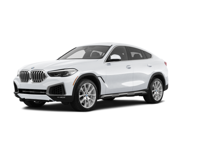 2021 BMW X6 sDrive40i, front three-quarter view, paint 1 of 2