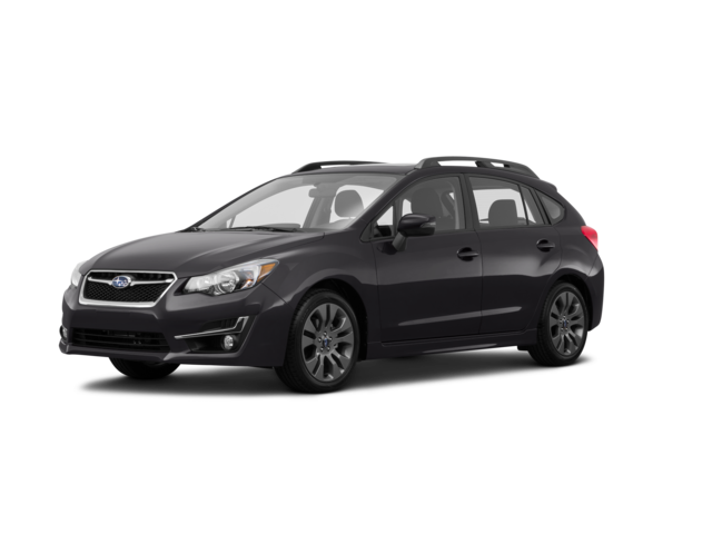 2015 Subaru Impreza 2.0i Sport Premium PZEV, front three-quarter view, paint 1 of 8
