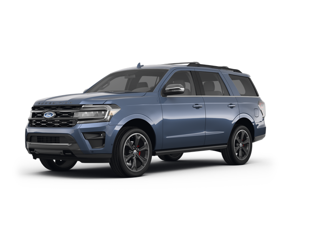 2022 Ford Expedition MAX Platinum, front three-quarter view, paint 1 of 6