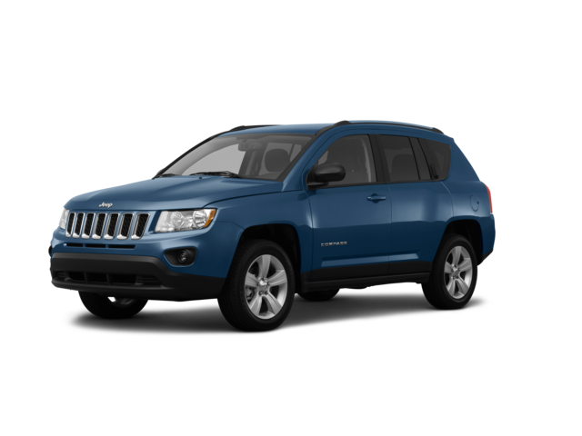 2012 Jeep Compass Latitude, front three-quarter view, paint 1 of 8