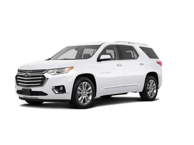 2020 Chevrolet Traverse High Country, front three-quarter view, paint 1 of 8