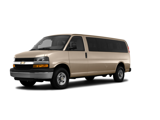 2010 Chevrolet Express 3500 3500, front three-quarter view, paint 1 of 8