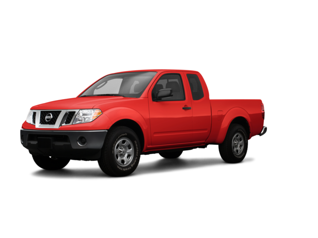 2009 Nissan Frontier SE, front three-quarter view, paint 1 of 8