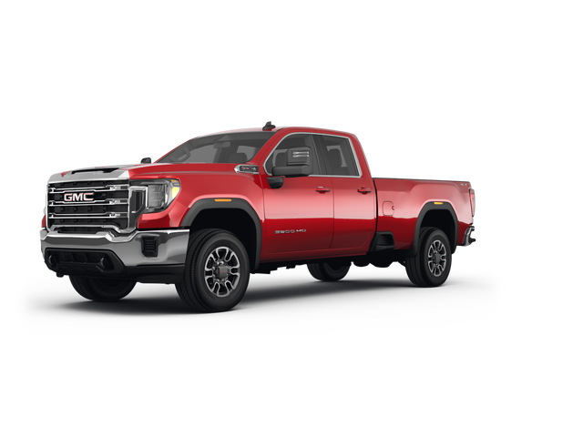 2022 GMC Sierra 3500 HD SLE, front three-quarter view, paint 1 of 8