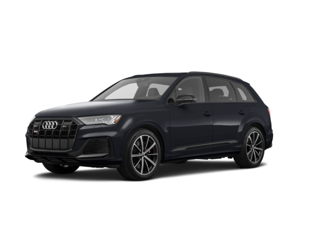 2022 Audi SQ7 Prestige, front three-quarter view, paint 1 of 8