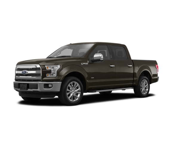 2015 Ford F-150 Lariat, front three-quarter view, paint 1 of 8