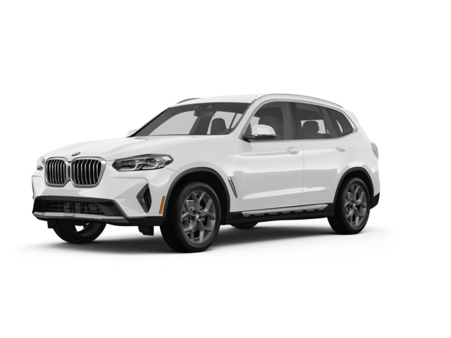 2024 BMW X3 xDrive30i, front three-quarter view, paint 1 of 8
