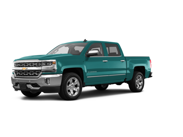 2016 Chevrolet Silverado 1500 LTZ, front three-quarter view, paint 1 of 8