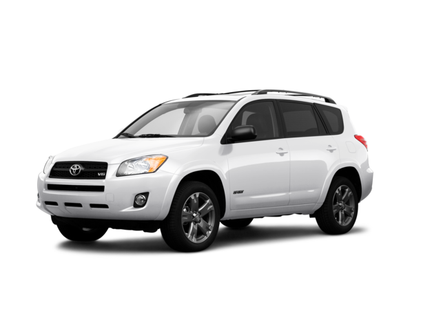 2009 Toyota RAV4 Sport, front three-quarter view, paint 1 of 8