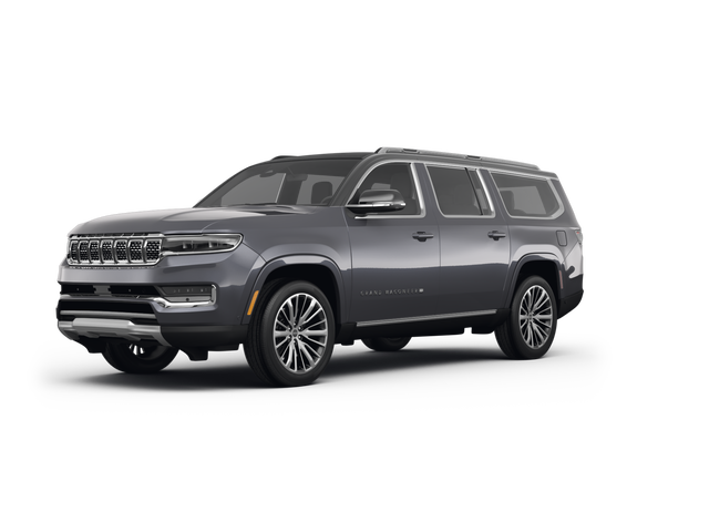 2023 Jeep Grand Wagoneer L Base, front three-quarter view, paint 1 of 7