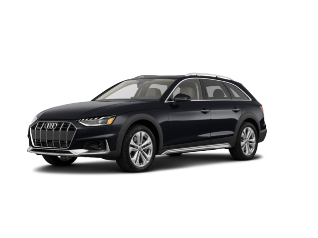 2024 Audi A4 allroad Prestige, front three-quarter view, paint 1 of 8