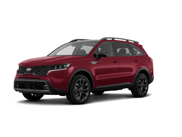 2021 Kia Sorento SX Prestige X-Line, front three-quarter view, paint 1 of 8