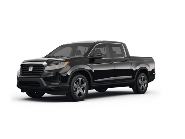 2021 Honda Ridgeline RTL, front three-quarter view, paint 1 of 8