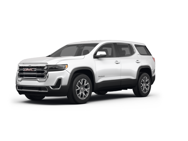 2022 GMC Acadia SLE, front three-quarter view, paint 1 of 8