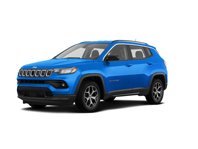 2025 Jeep Compass Trailhawk, front three-quarter view, paint 1 of 5