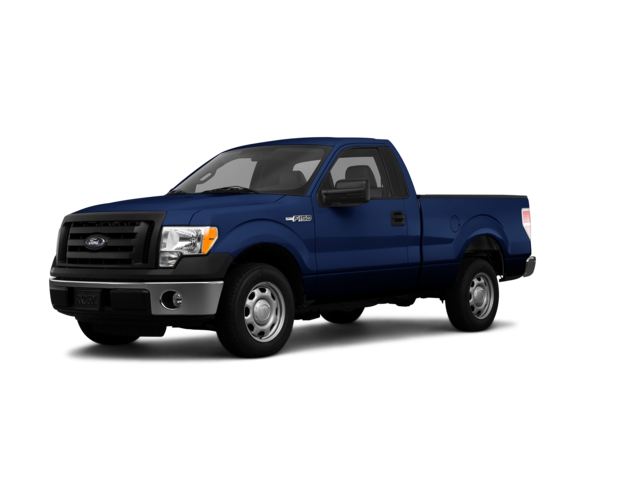 2010 Ford F-150 XL, front three-quarter view, paint 1 of 8
