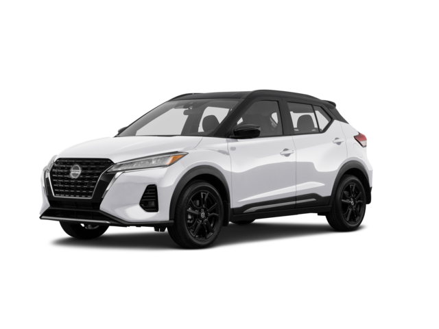 2021 Nissan Kicks SR, front three-quarter view, paint 1 of 5