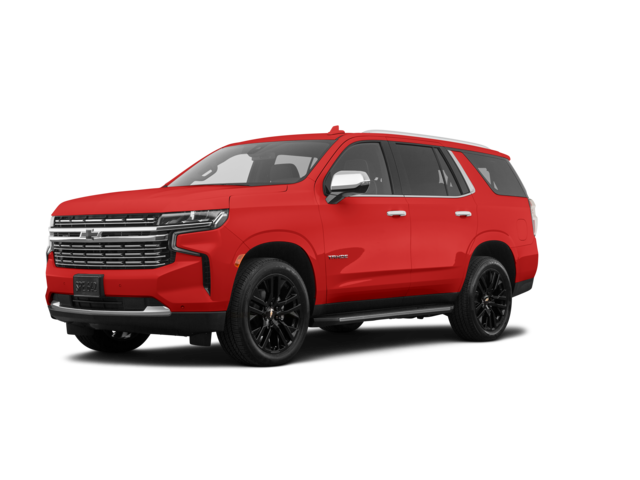 2022 Chevrolet Tahoe Premier, front three-quarter view, paint 1 of 8