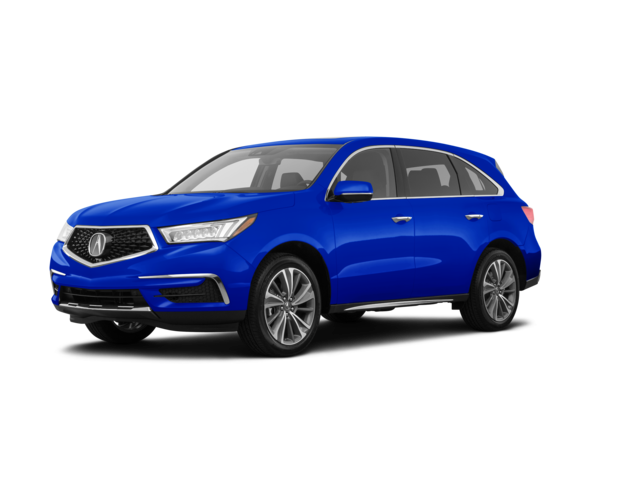 2019 Acura MDX Base, front three-quarter view, paint 1 of 8