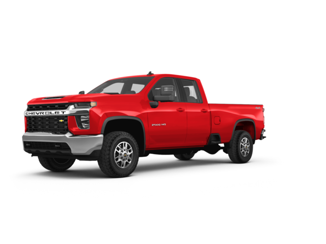 2023 Chevrolet Silverado 2500 HD LT, front three-quarter view, paint 1 of 8