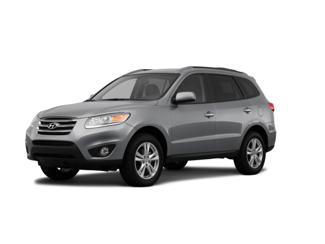 2012 Hyundai Santa Fe Limited, front three-quarter view, paint 1 of 8