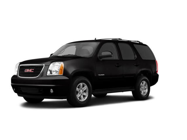 2013 GMC Yukon SLE, front three-quarter view, paint 1 of 8