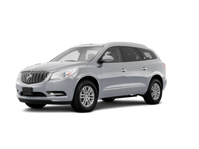 2015 Buick Enclave Convenience Group, front three-quarter view, paint 1 of 8