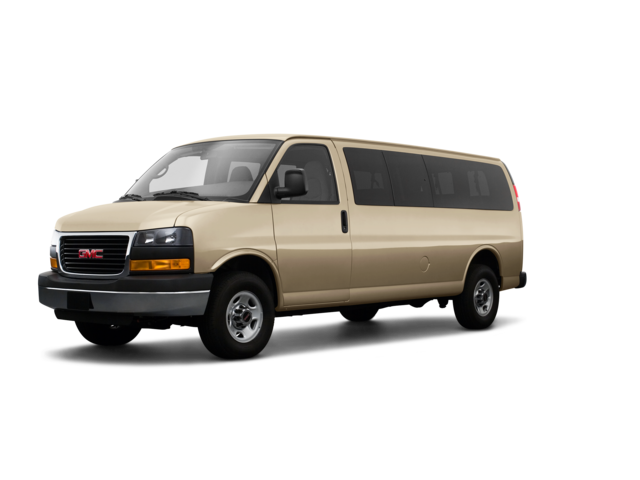 2009 GMC Savana 3500 3500, front three-quarter view, paint 1 of 8