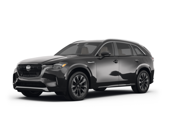 2024 Mazda CX-90 PHEV Preferred, front three-quarter view, paint 1 of 8