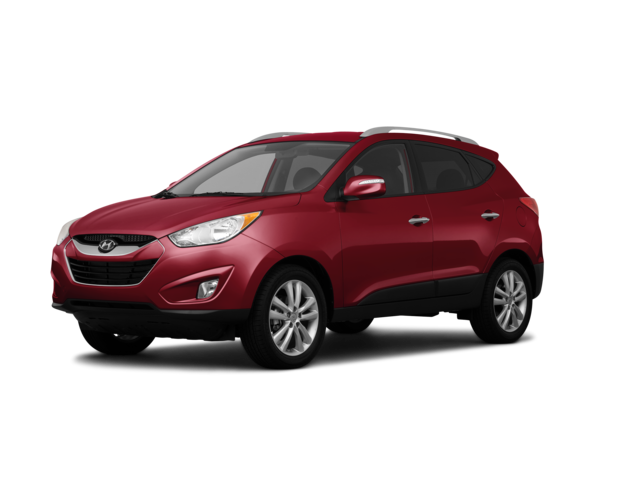 2011 Hyundai Tucson Limited, front three-quarter view, paint 1 of 8