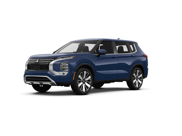 2025 Mitsubishi Outlander SE, front three-quarter view, paint 1 of 8