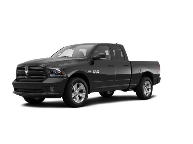 2015 Ram 1500 Sport, front three-quarter view, paint 1 of 8