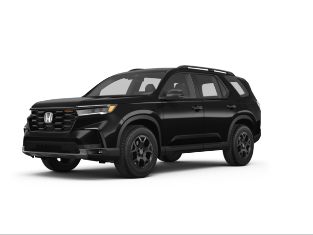 2024 Honda Pilot TrailSport, front three-quarter view, paint 1 of 8