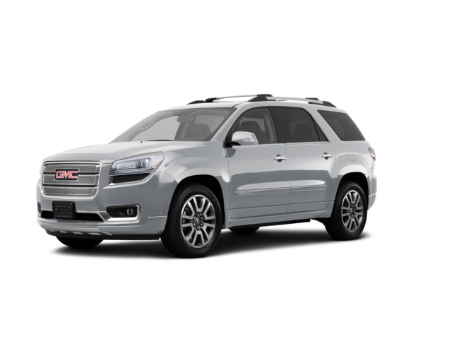 2013 GMC Acadia Denali, front three-quarter view, paint 1 of 8