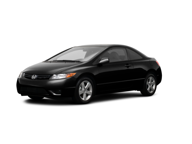 2008 Honda Civic EX-L, front three-quarter view, paint 1 of 7